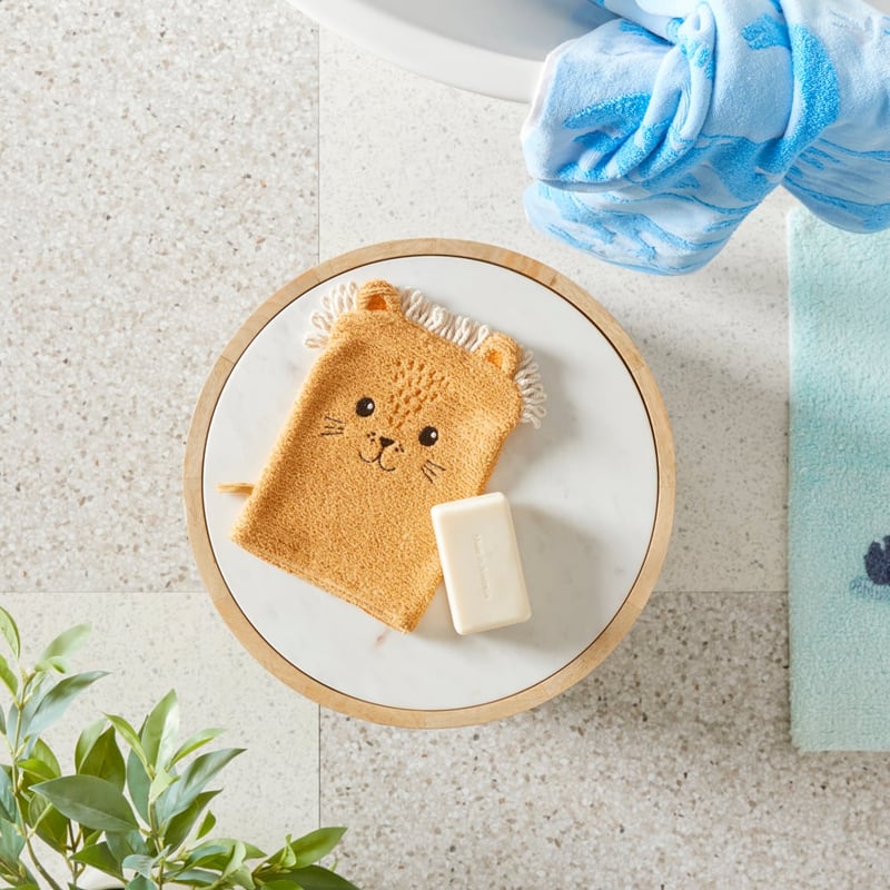 Baby Bath Time Lion Wash Mitt