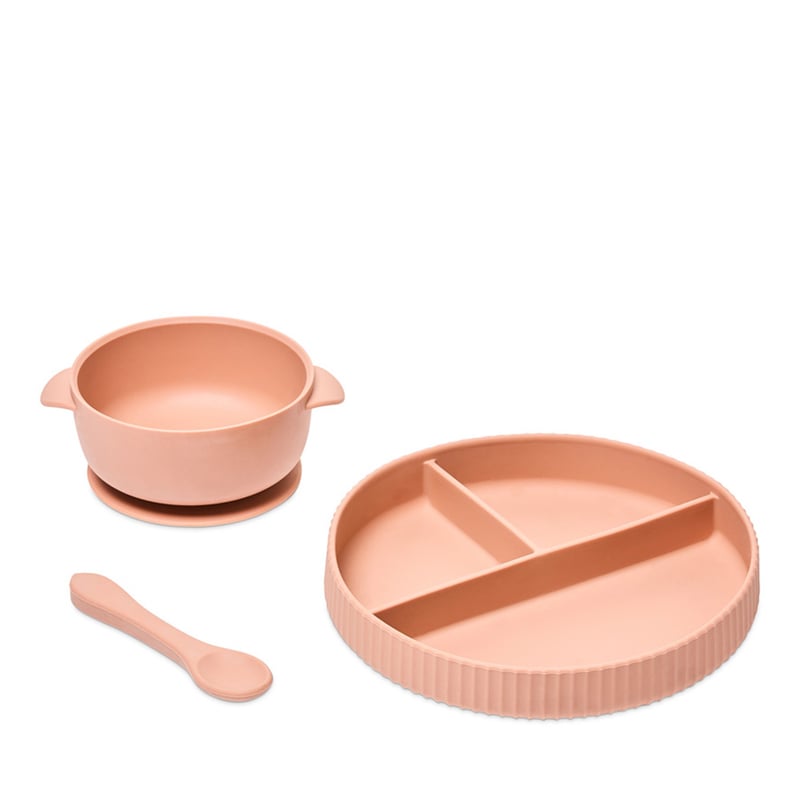 Silicon Clay Meal Time Collection Plate, Bowl & Spoon Set