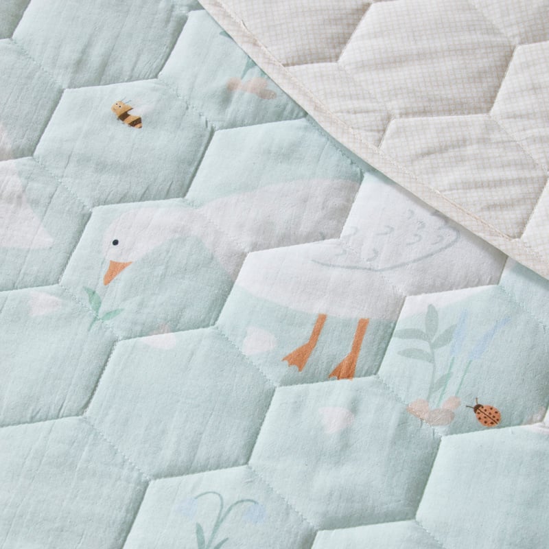 Baby Duckling Quilted Play Mat