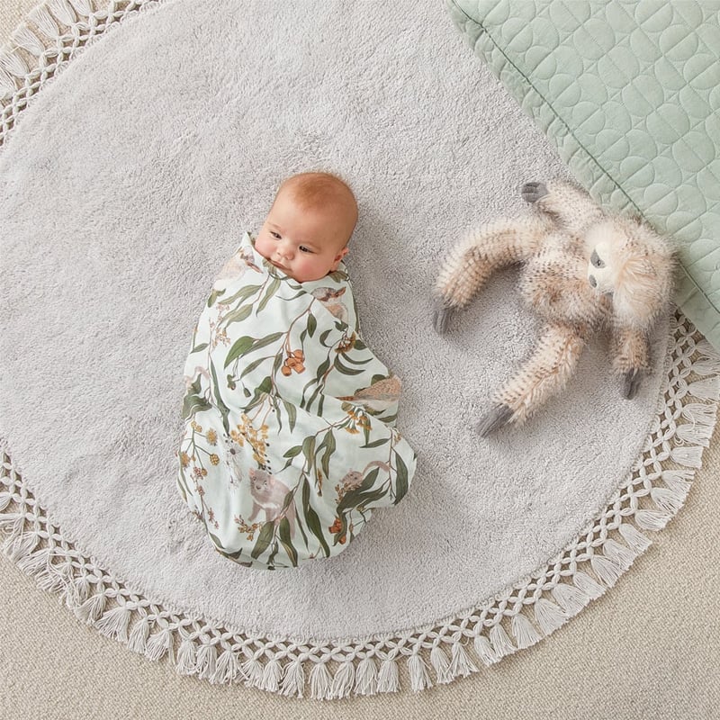 Gumnut Gully Multi Cotton Muslin Baby Swaddles 2pk