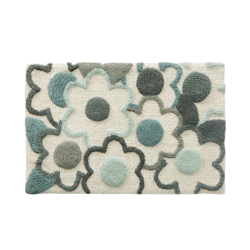 Daisy Seafoam Ombre Bath Mat