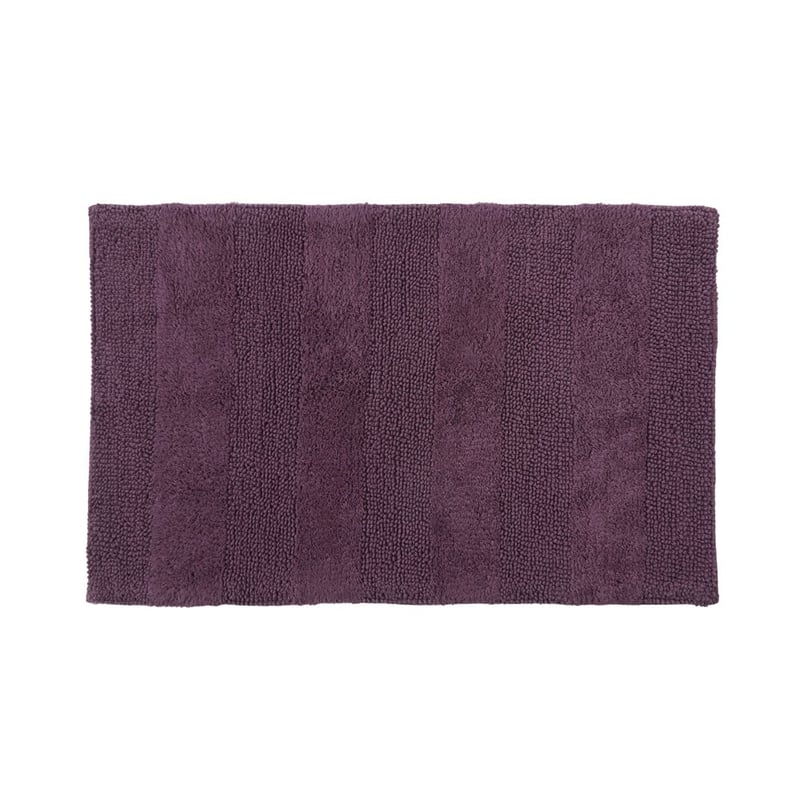 Morgan Black Plum Bath Mat