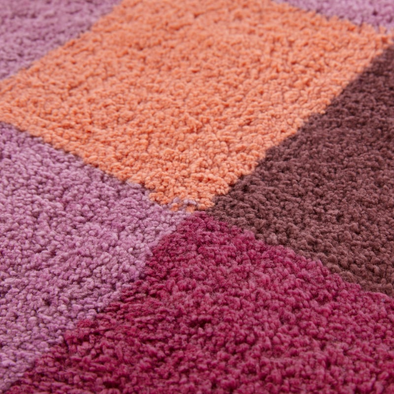 Check Spiced Berry Multi Bath Mat