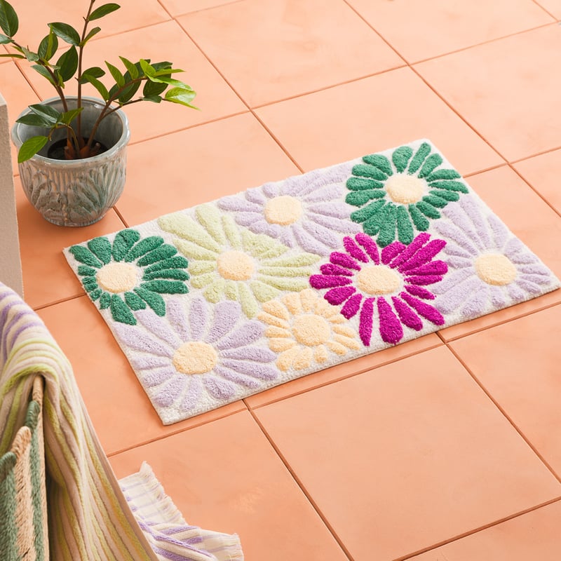 Garden Bed Fiesta Multi Bath Mat