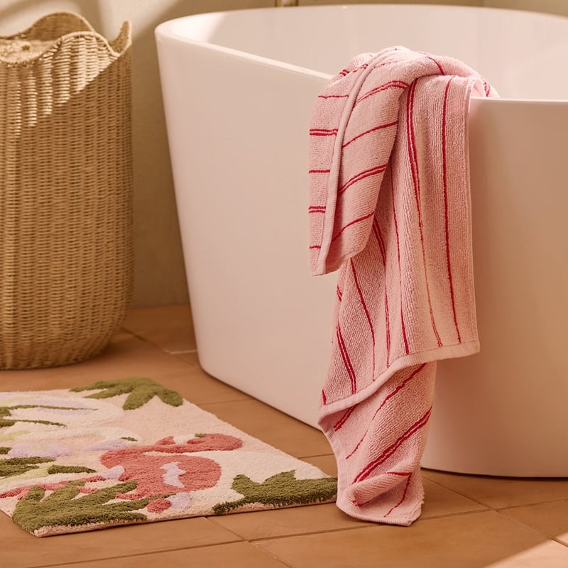 Sunset Flamingo Apricot Ice Multi Bath Mat