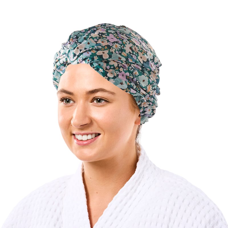 Meadow Floral Printed Shower Cap