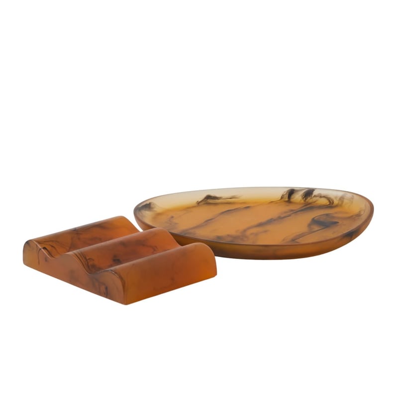 Dahlia Amber Bathroom Accessories
