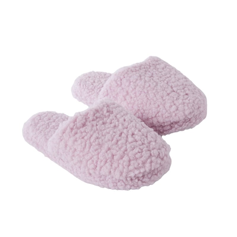 Sherpa Lilac Mule Slippers