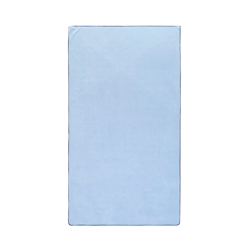 Chambray Blue Quick Dry Microfibre Beach Towel