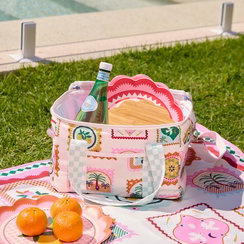 Small Holiday Stamp Multi Beach Cooler Bag