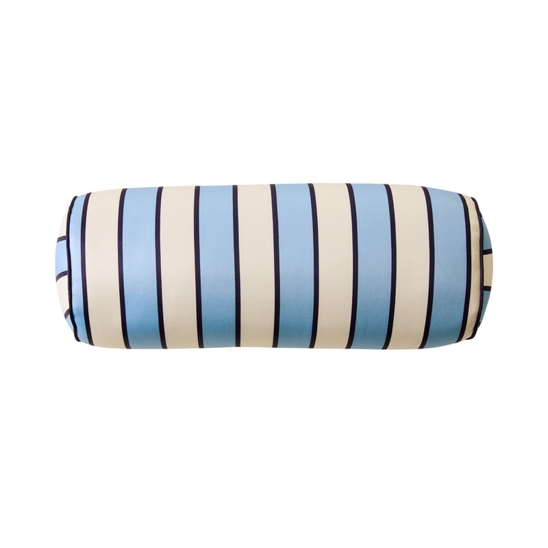 Blues Stripe Cylinder Beach Pillow