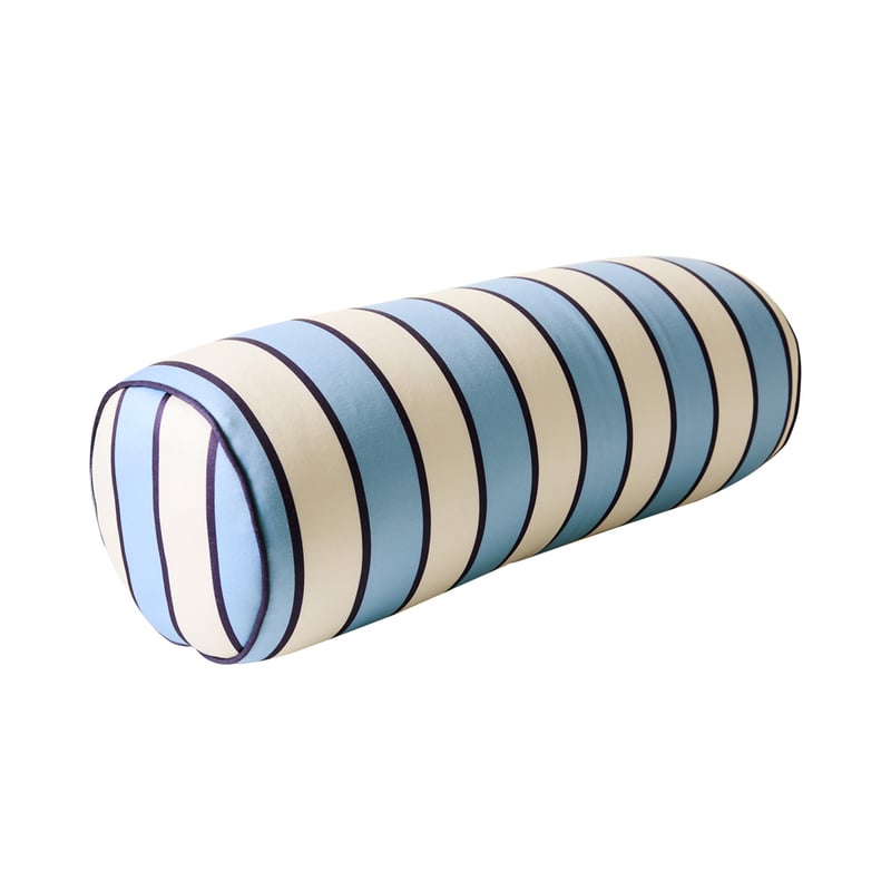 Blues Stripe Cylinder Beach Pillow