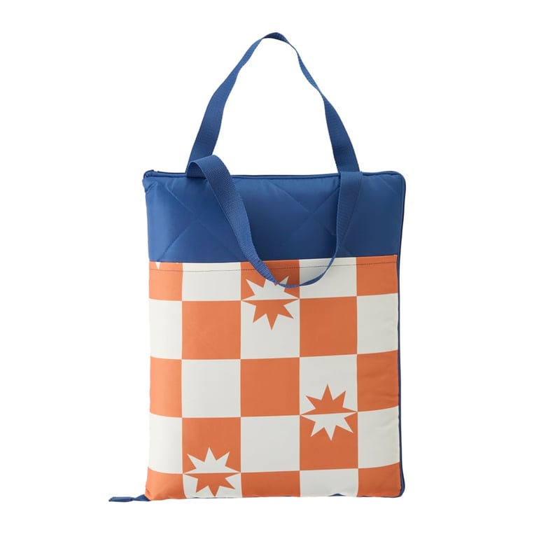 Star Check Large Picnic Rug