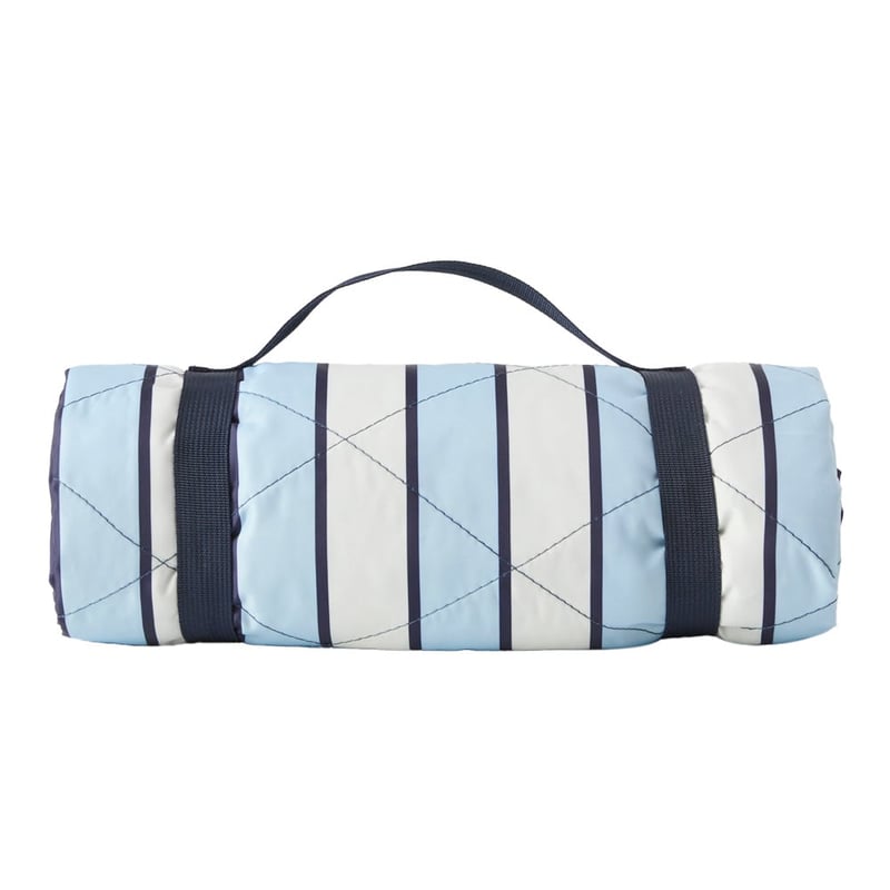  Blues Stripe Cabana Umbrella Picnic Rug