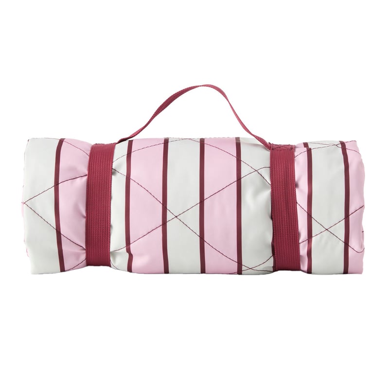 Pinks Stripe Cabana Umbrella Picnic Rug