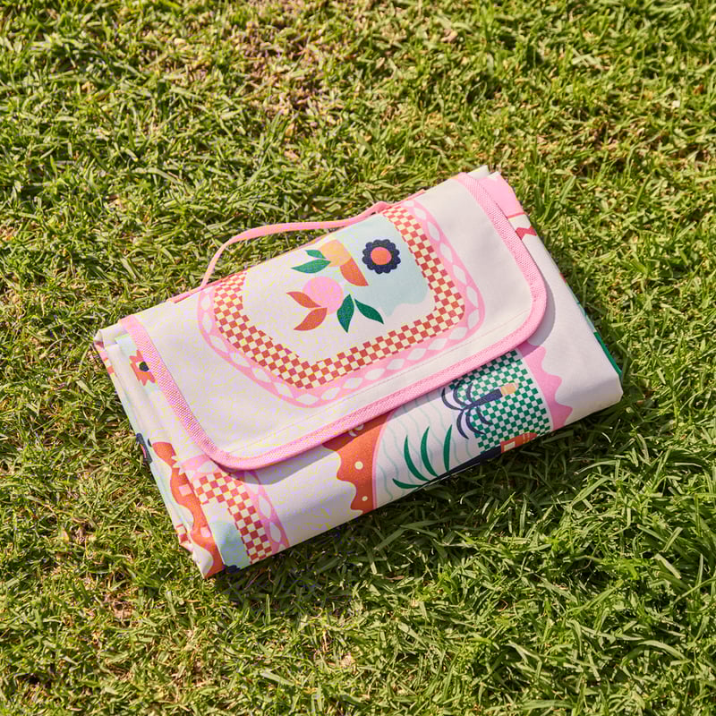 Holiday Stamp Multi Picnic Rug