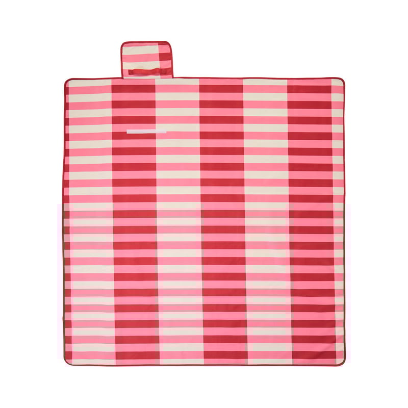 Pinks Stripe Picnic Rug