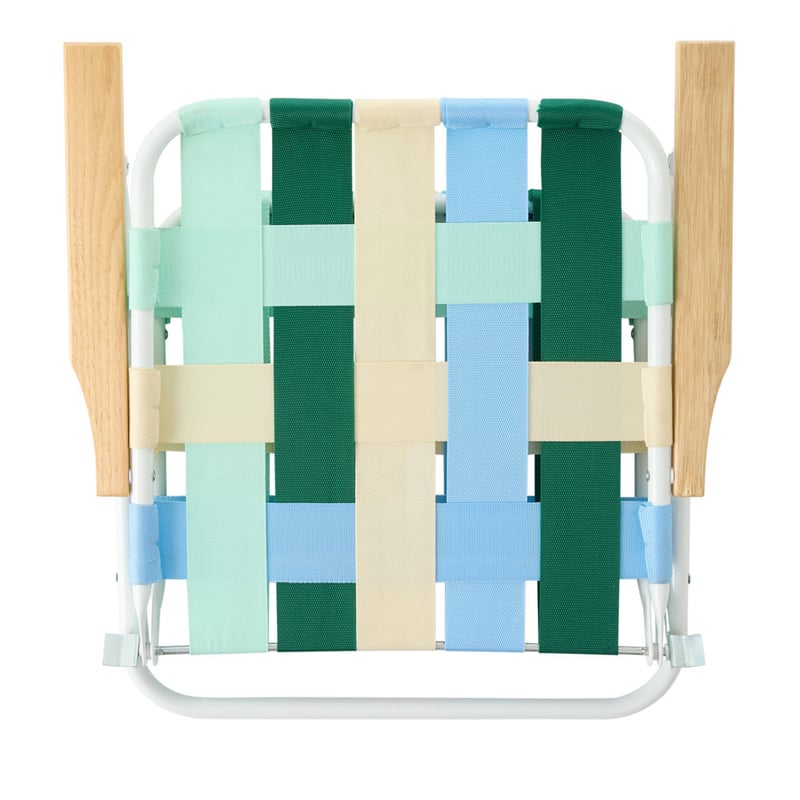 Green Multi Strap Woven Beach Chair