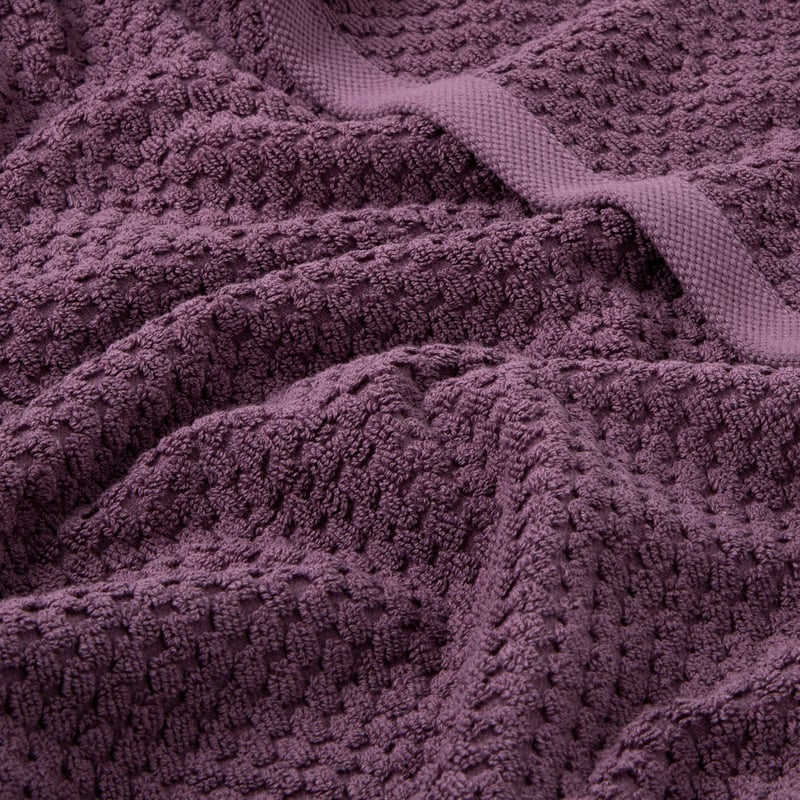 Morgan Black Plum Towel Range 