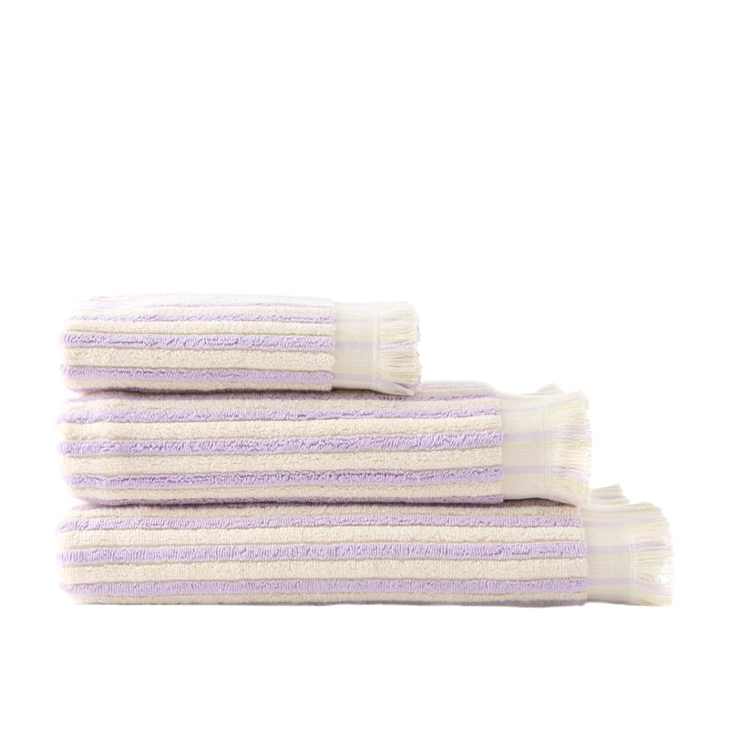 European Sophia Lilac & Lime Turkish Cotton Towel Range