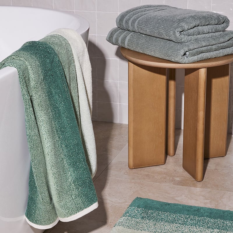 Bella Jade Ombre Towel Range