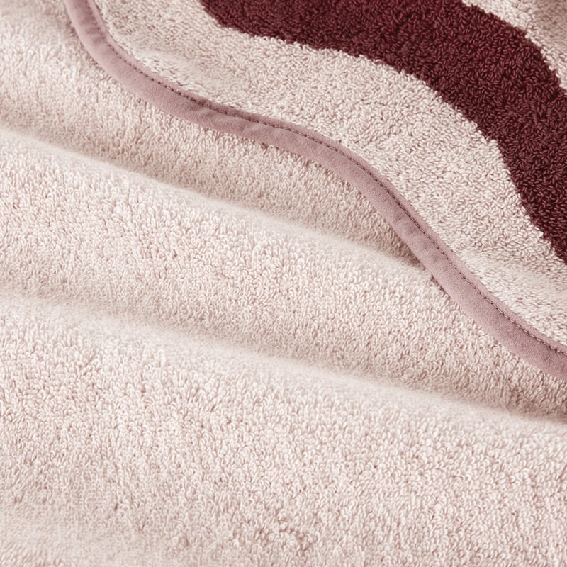 Harriet Grape Scallop Towel Range