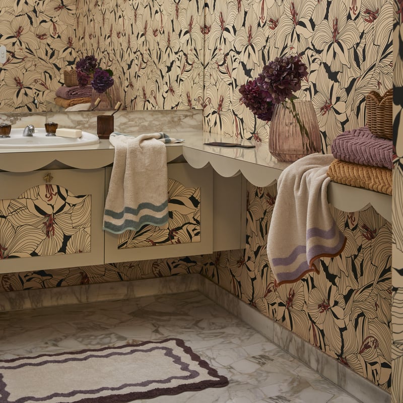 Harriet Seafoam Scallop Towel Range