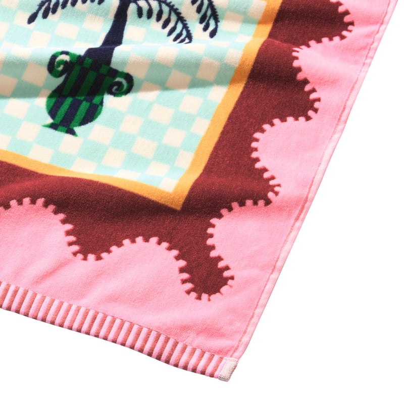 Luxe Velour Sunrise Multi Beach Towel