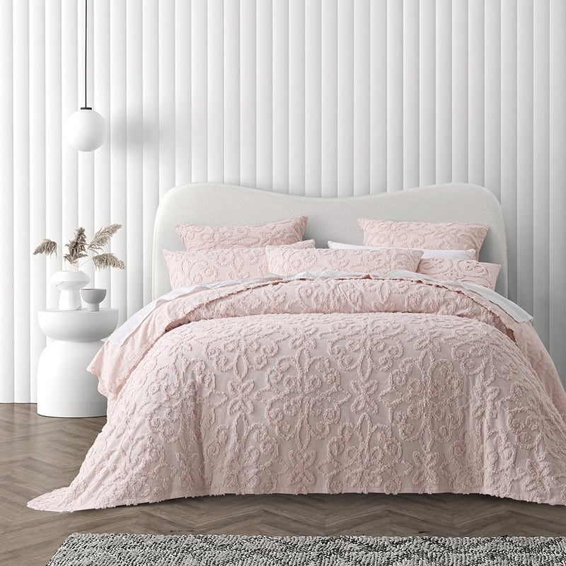 Ella Blush Bedspread Set + Separates