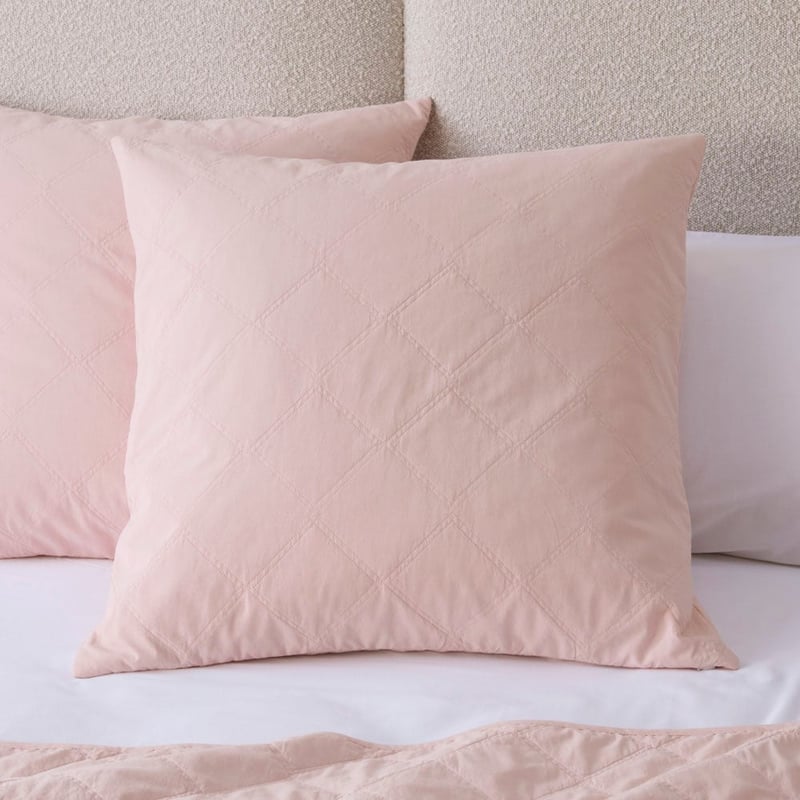 Stonewashed Cotton Blossom Quilted Coverlet Separates
