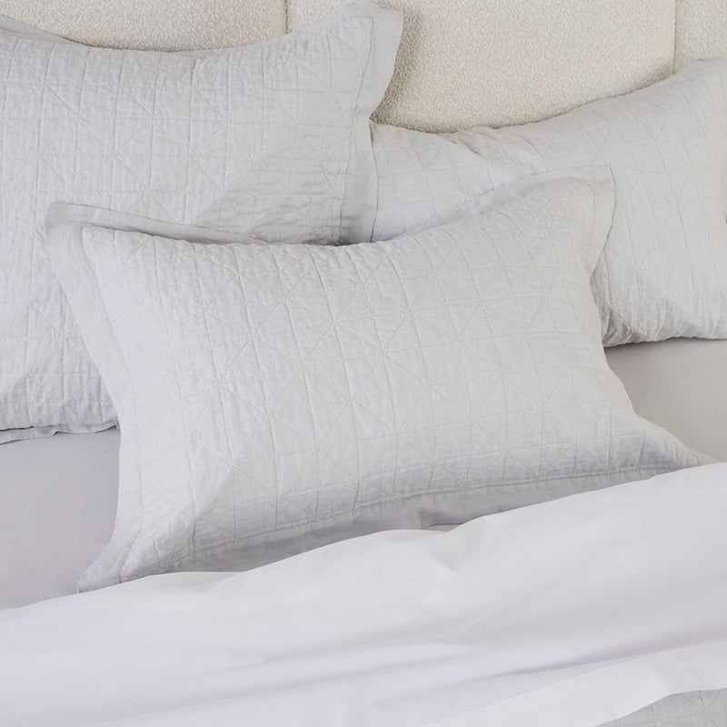 Vintage Washed Glacier Quilted Coverlet Separates