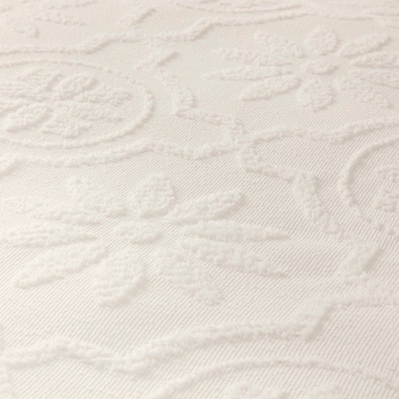 Ava White Tufted Quilt Cover Set