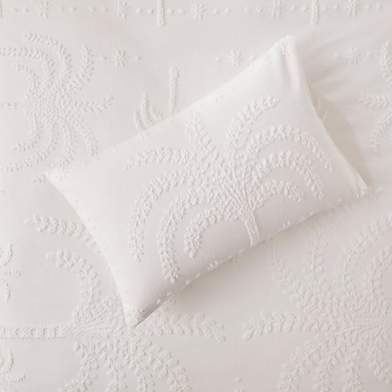 Palm Beach White Tufted Quilt Cover Set
