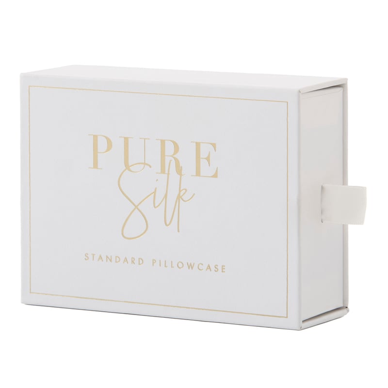 Pure Silk Antique White & Black Pillowcases