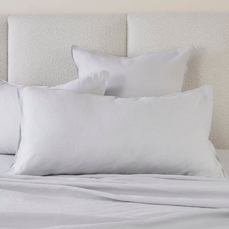 Vintage Washed Linen Glacier Quilt Cover + Separates