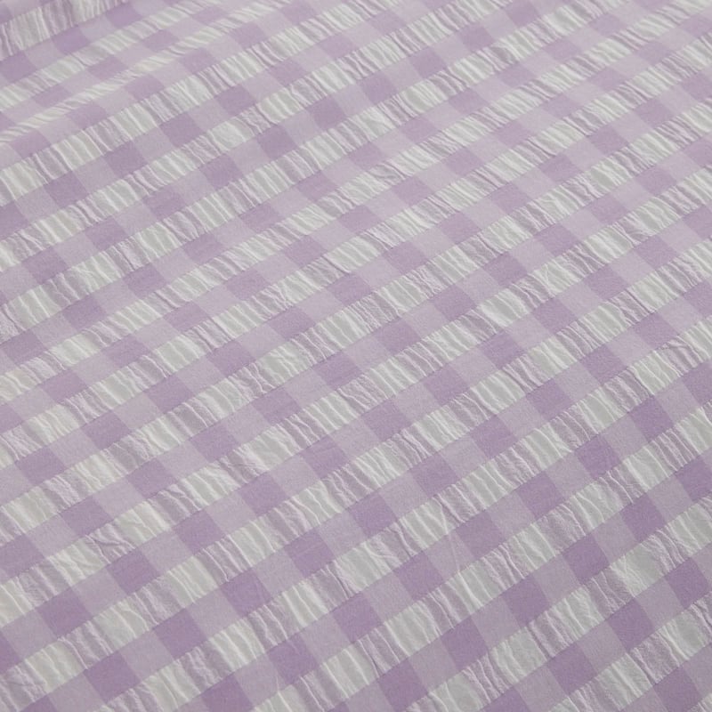 Ruffle Lilac Gingham Quilt Cover Set + Separates