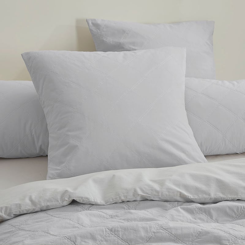 Stonewashed Cotton Cloud Quilted Coverlet Separates