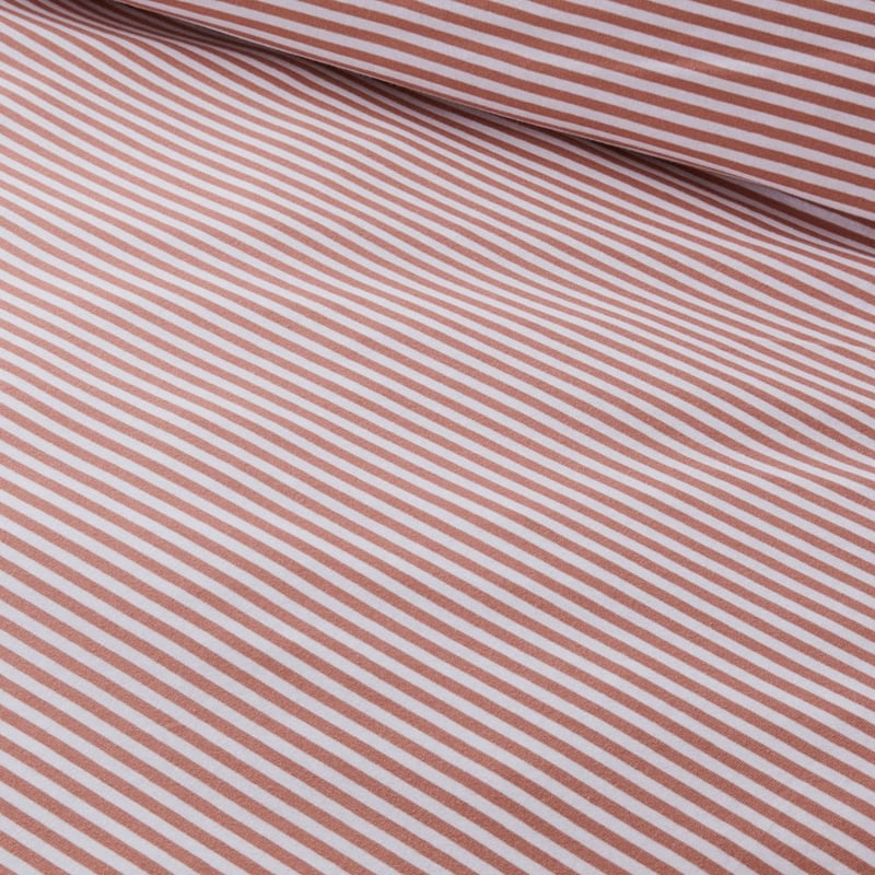 Ultra Soft Jersey Clay Stripe Quilt Cover Separates