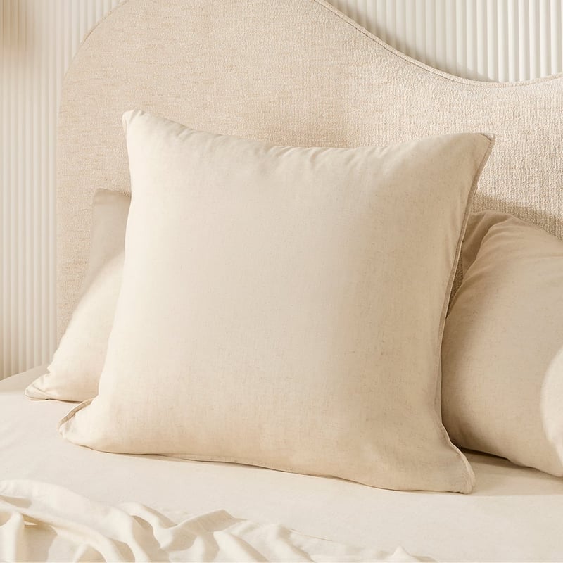 Washed Bamboo Linen Natural Quilt Cover Set + Separates
