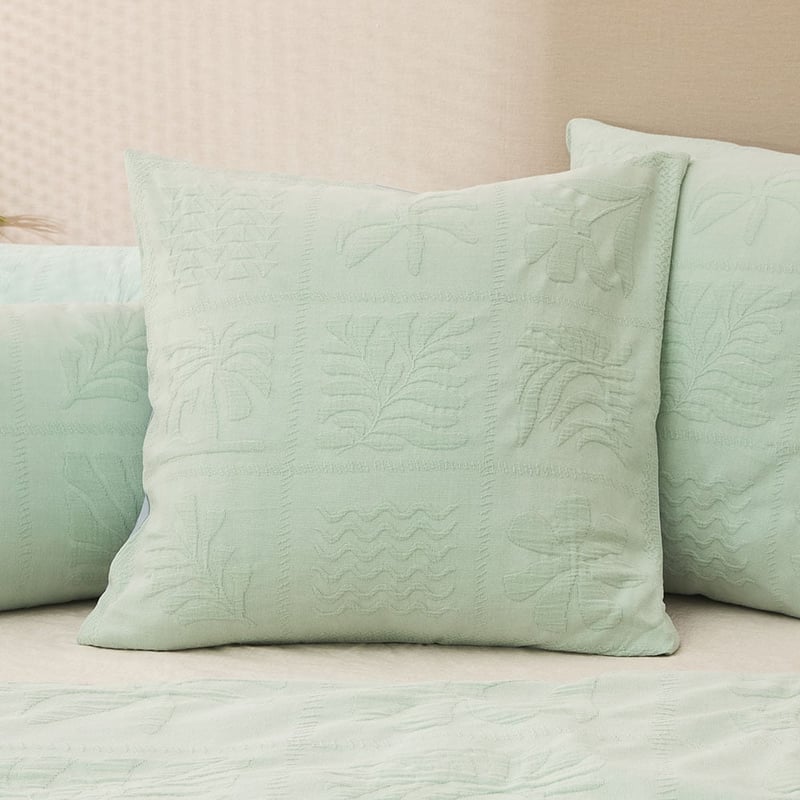 Amaro Aqua Grey Matelasse Pillowcases