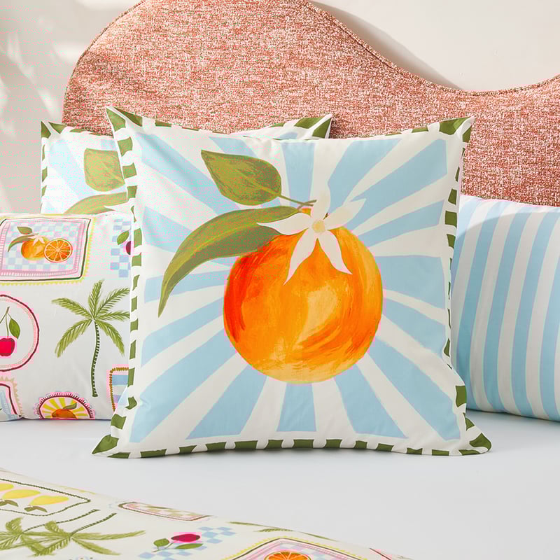 Positano Pale Blue Pillowcases