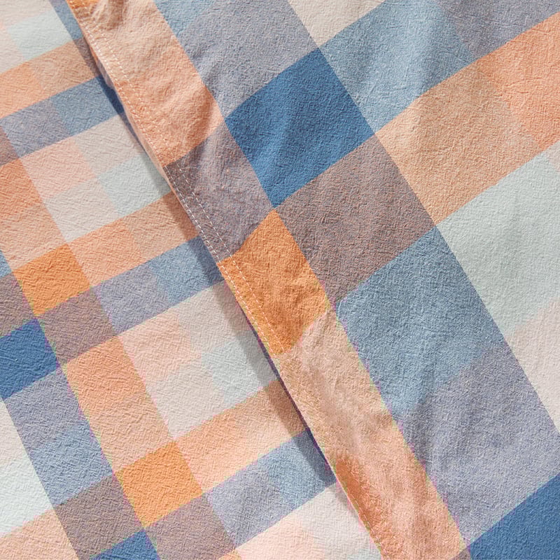 Yarn Dye Earth Check Quilt Cover Set + Separates