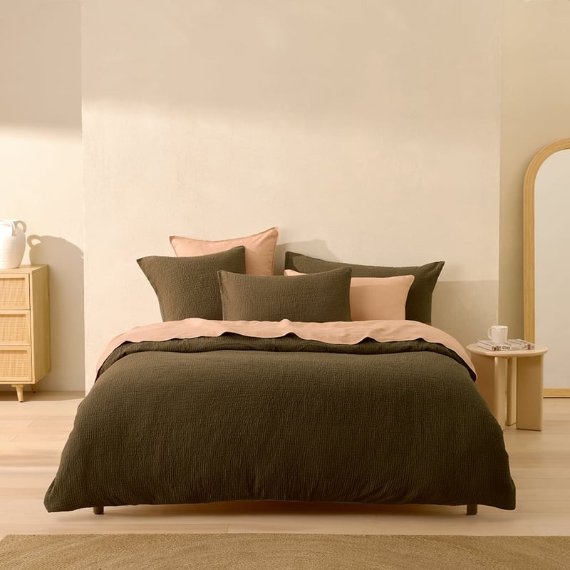 Aspen Olive Pillowcases