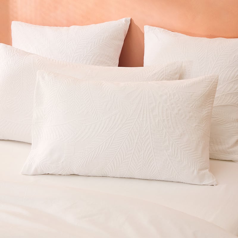 Sago White Matelasse Quilt Cover Separates