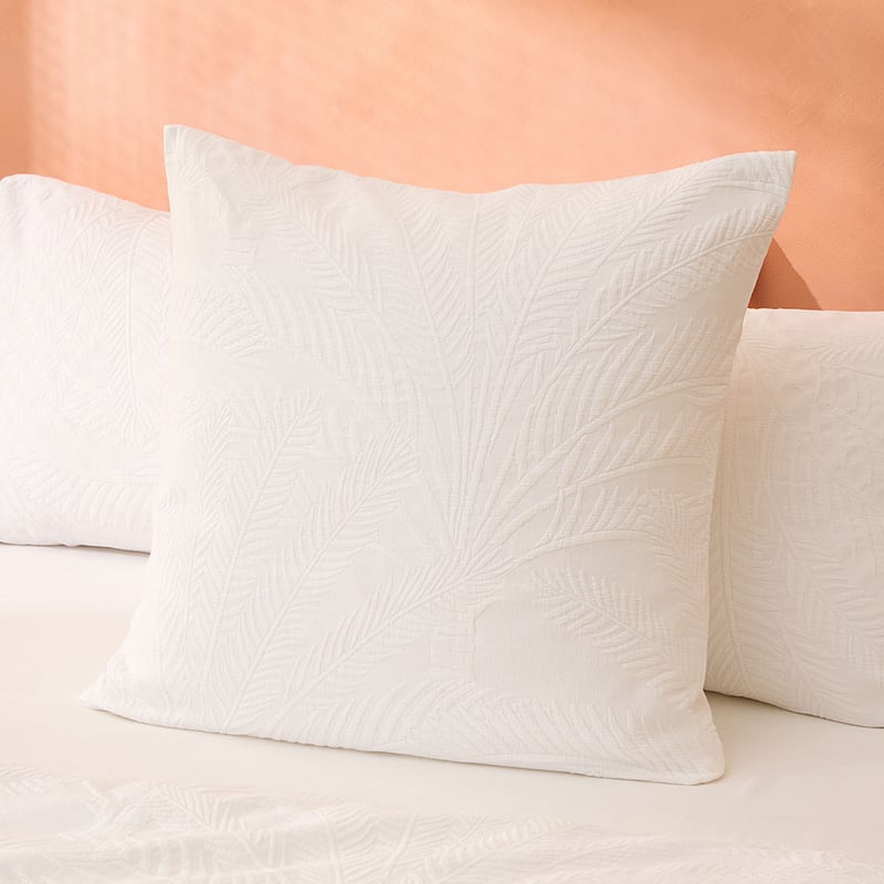 Sago White Matelasse Quilt Cover Separates