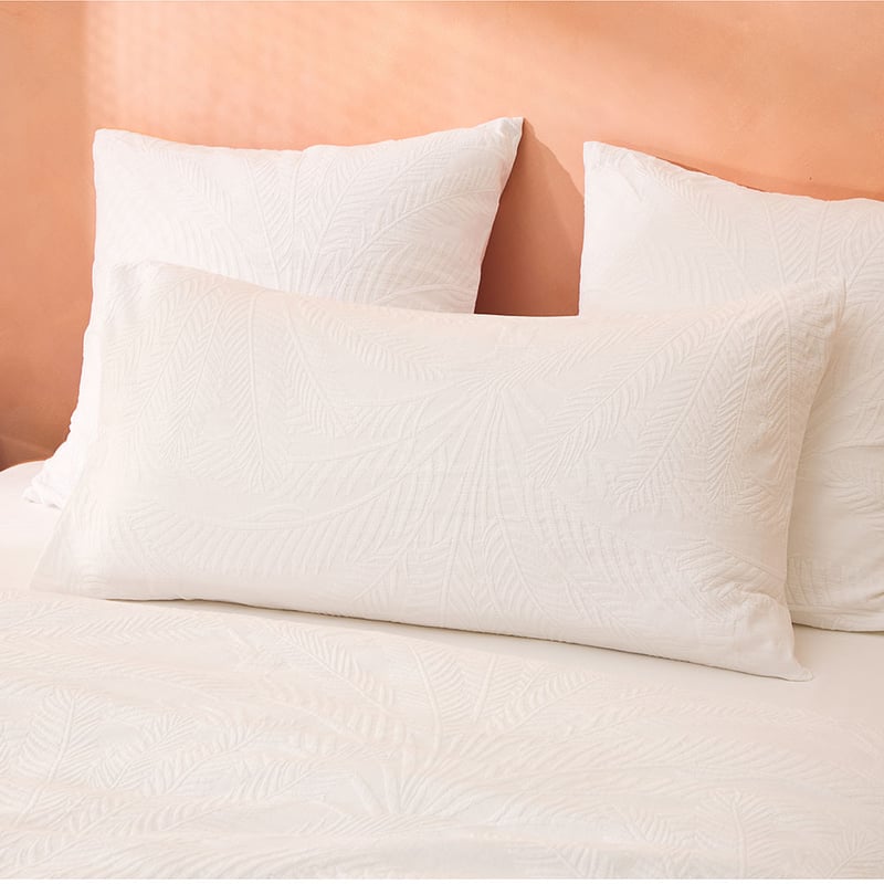 Sago White Matelasse Quilt Cover Separates