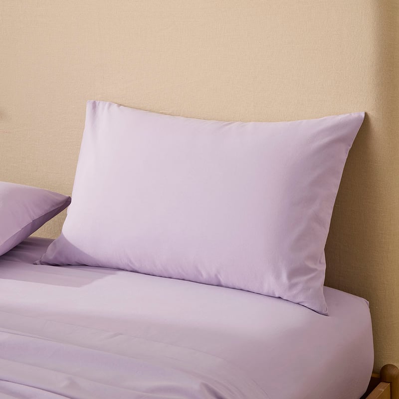 Stonewashed Cotton Lilac Sheet Separates