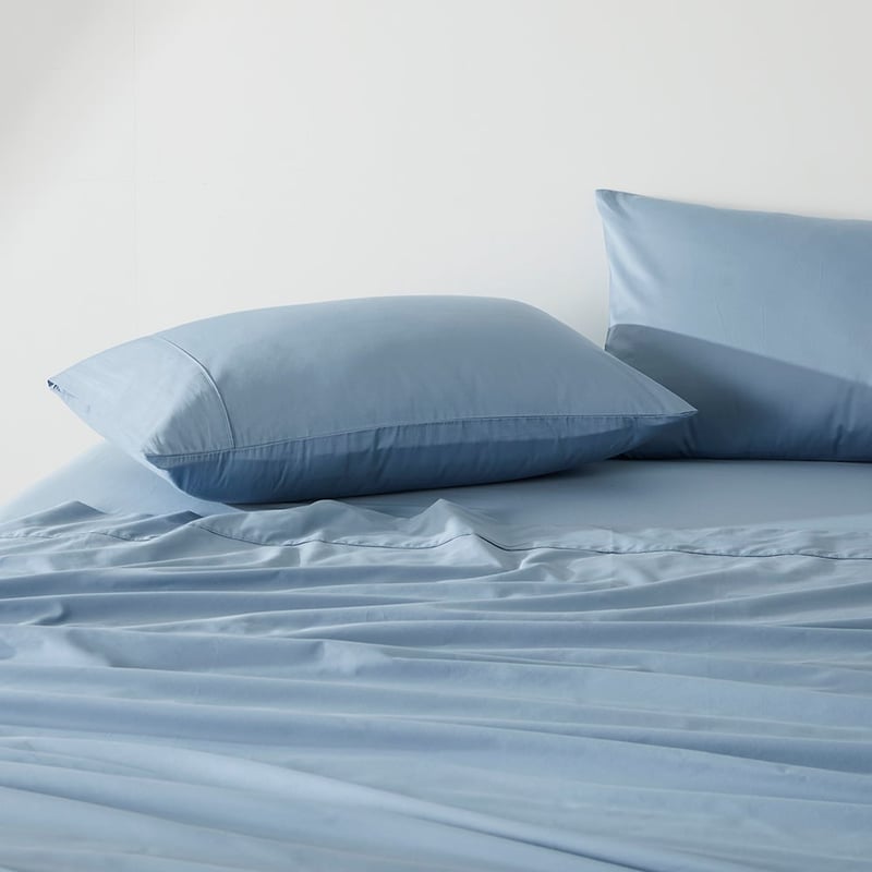 Worlds Softest Cotton Bluestone Fitted Sheet Separates