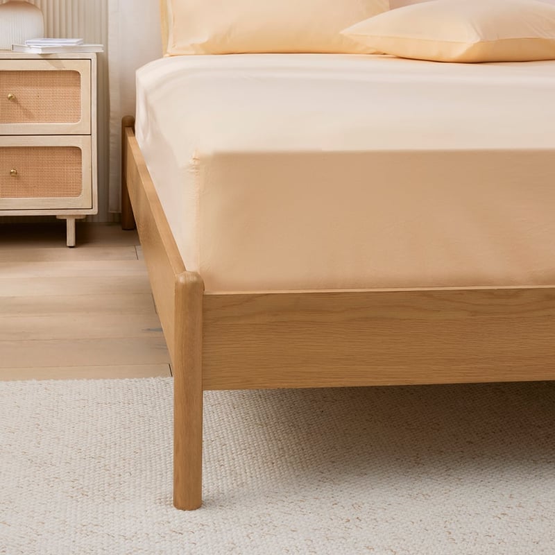 Stonewashed Cotton Butter Sheet Separates
