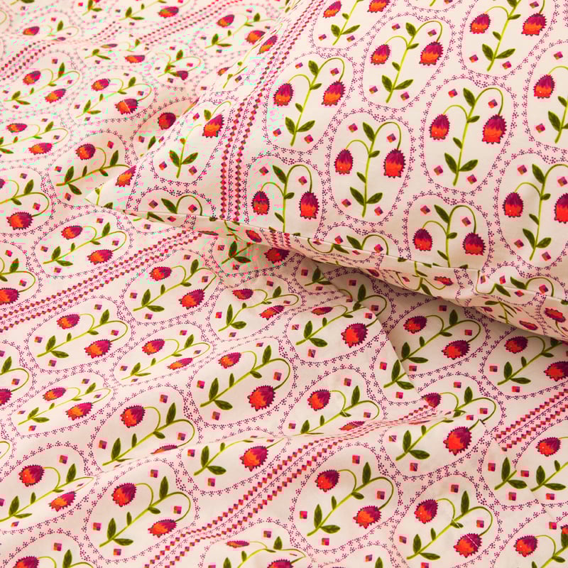 Frida Floral Boysenberry Sheet Set